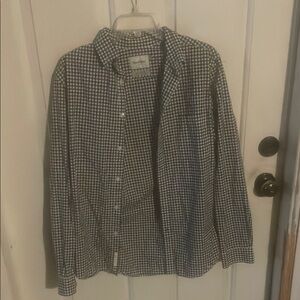 Goodfellow & CO Black and white Gingham Shirt